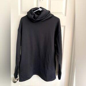 Dudley Stephens navy blue cowl neck top size medium